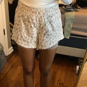 Chic Animal Print Lounge Shorts